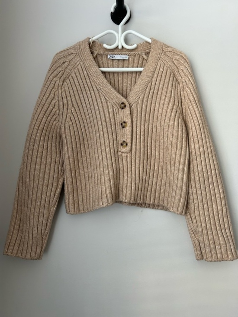 Zara Chunky Cropped Sweater